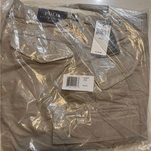 NWT Polo Ralph Lauren Utility Surplus Chino Cargo Pants Slim Fit Khaki 40x32